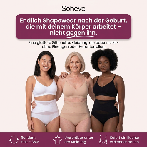Postpartale Shaping-Unterhose mit 360°-Kreuzband
