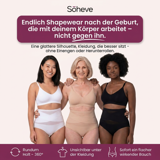 Postpartale Shaping-Unterhose mit 360°-Kreuzband